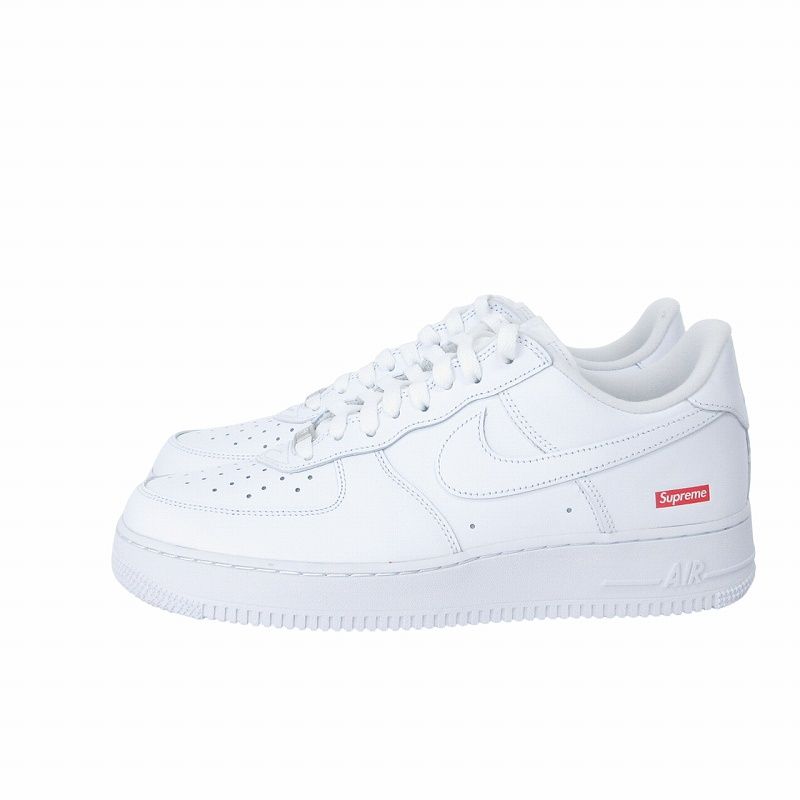 ナイキ NIKE Air Force 1 Low SUPREME white スニーカー ローカット レザー CU9225-100 白 ホワイト US9 27㎝ 靴 ★AA☆