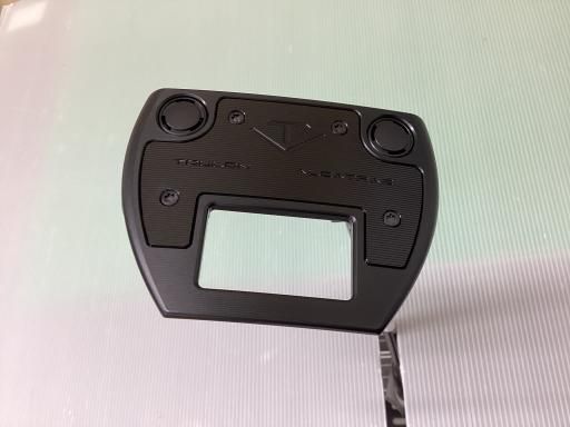 TOULON DESIGN 24 BLACK COLLECTION ALCATRAZ H1 クランク 38インチ パター PT スチール フレックスその他 メンズ 男性用 右利き 右用 Bランク ゴルフクラブ