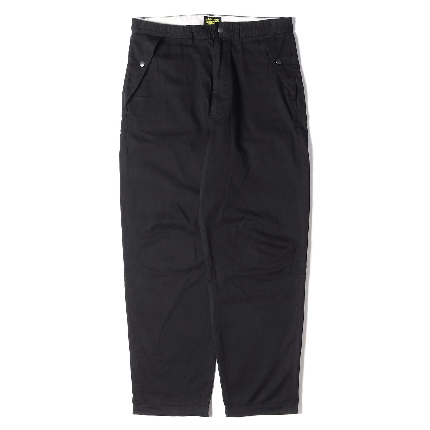 PORKCHOP GARAGE SUPPLY ポークチョップガレージサプライ パンツ コットンツイル ワークパンツ STANDARD WORK  PANTS ブラック 黒 M ボトムス ズボン カジュアル ブランド - メルカリ