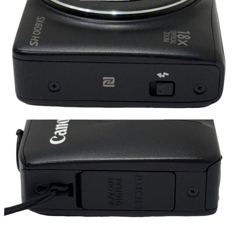 中古　動作確認済　バッテリーなし　Canon PC2266 ブラック Canon キヤノン PowerShot SX600 HS デジタルカメラ ブラック
