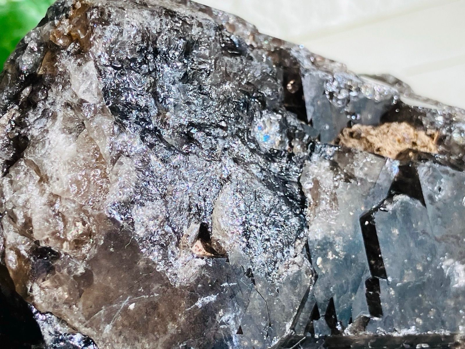 エッチドクォーツ　モリオン　黒水晶　原石　ラフストーン 蝕像水晶 エッチドクォーツ モリオン 黒水晶 原石 ラフストーン 蝕像水晶