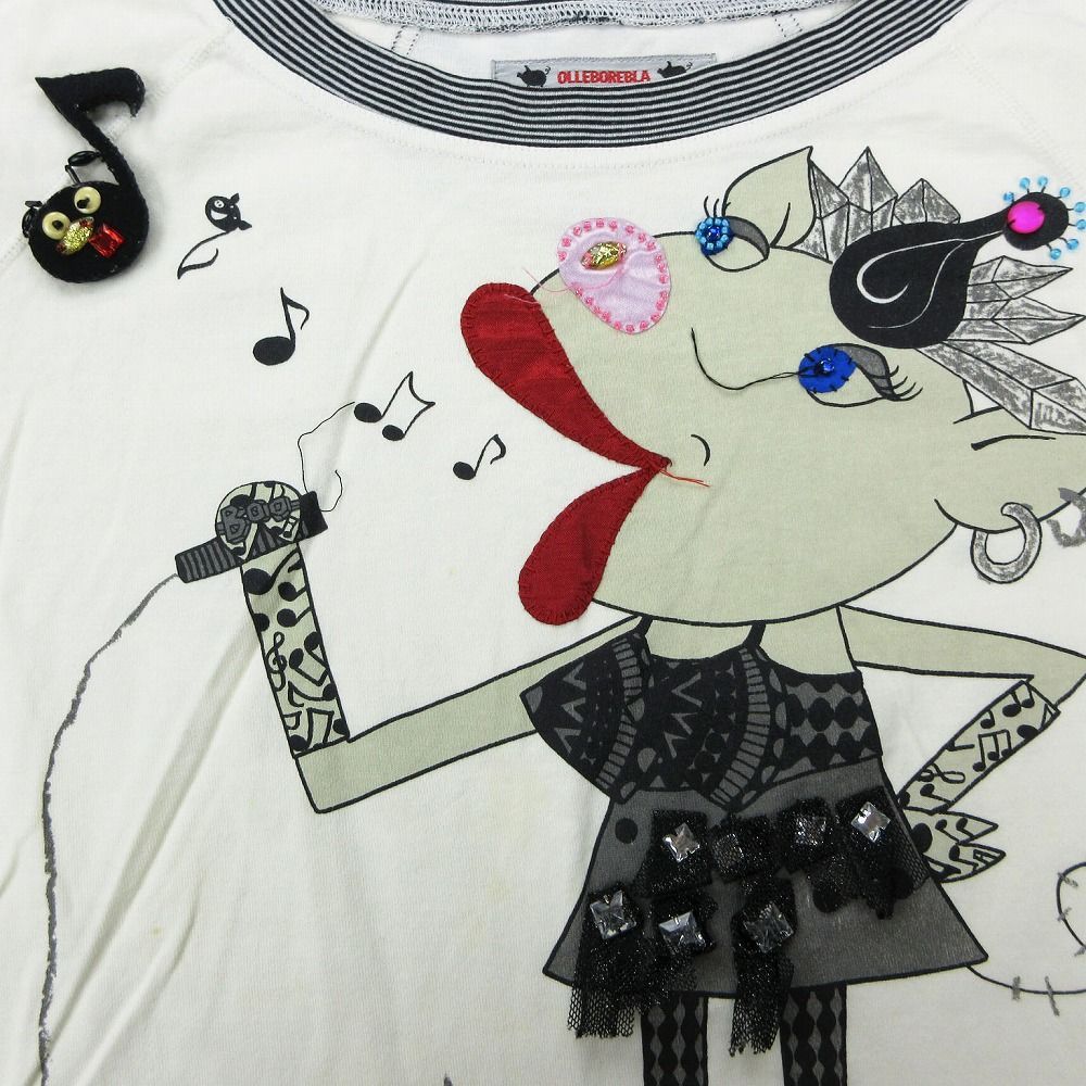 OLLEBOREBLA アルベロベロ　カットソー　操り人形　ブタさん アルベロベロ ALBEROBELLO オレボレブラ ブタさん Tシャツ