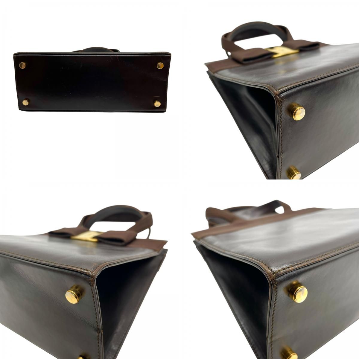 美品 Salvatore Ferragamo サルヴァトーレフェラガモ ヴァラ