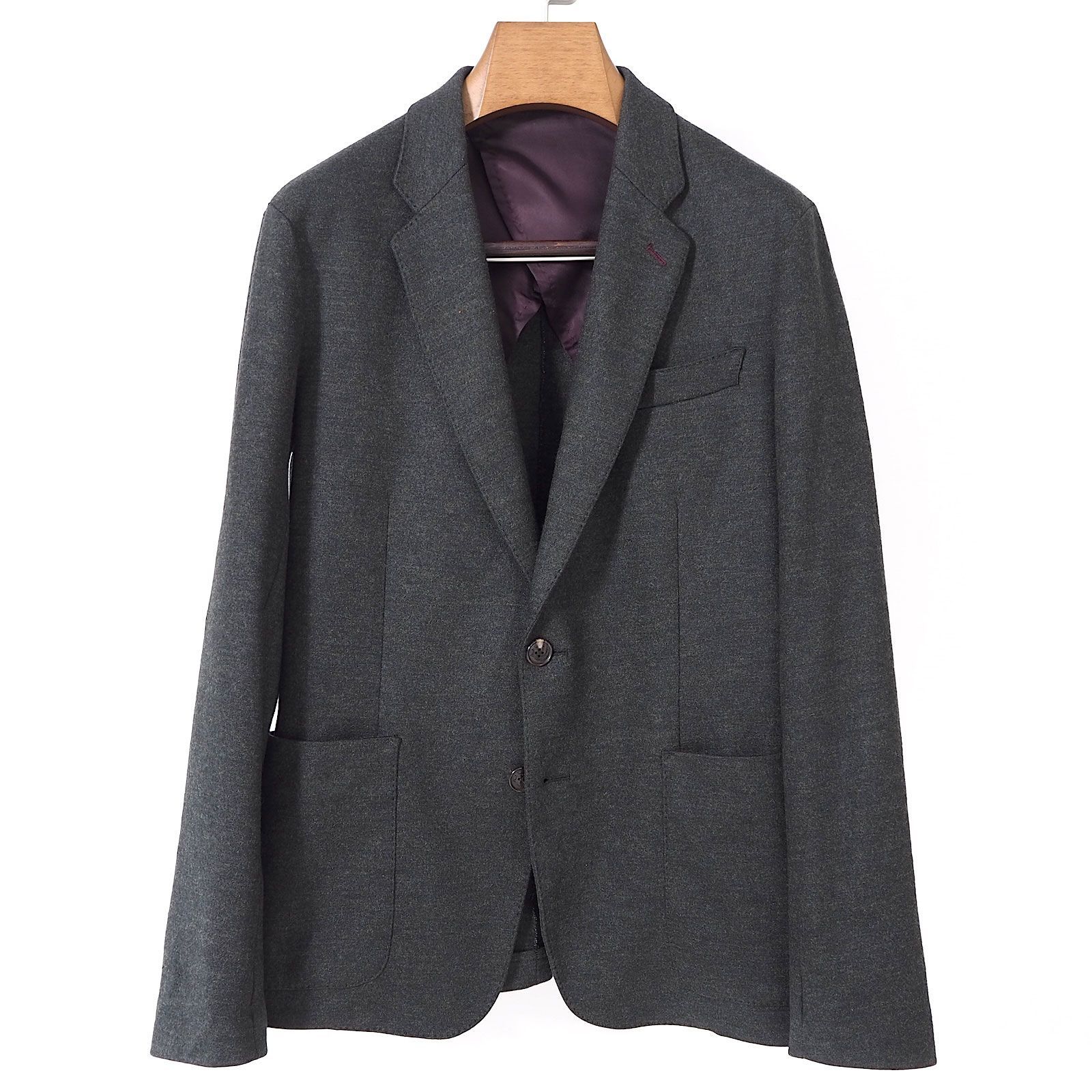 ポールスミス Paul Smith ウール テーラード ジャケット M グレー 
