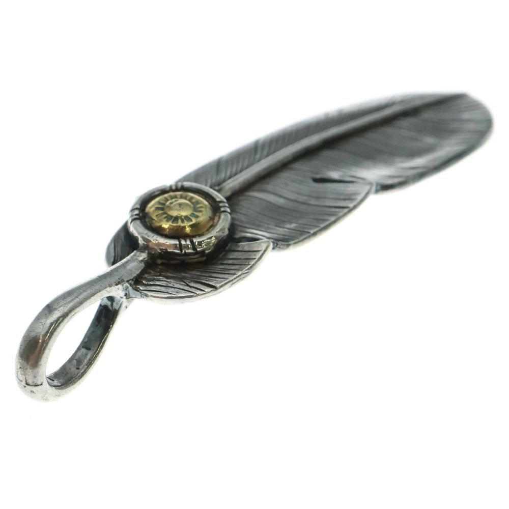  あるじゃん FETHER 小フェザー メタル付 ネックレストップ シルバー その他 アクセサリー