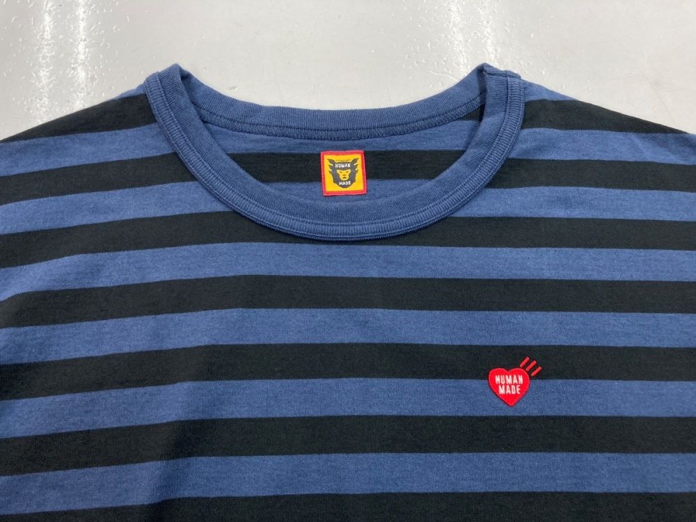 HUMAN MADE ヒューマンメイド ロンT ストライプ XL ヒューマンメイド Human Made Striped L/S T-Shirt ストライプ