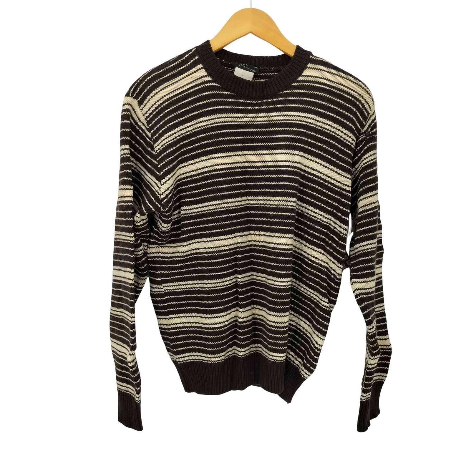 アニエスベーオム Agnes b.homme 90S ウール100% ボーダーニット L/S 