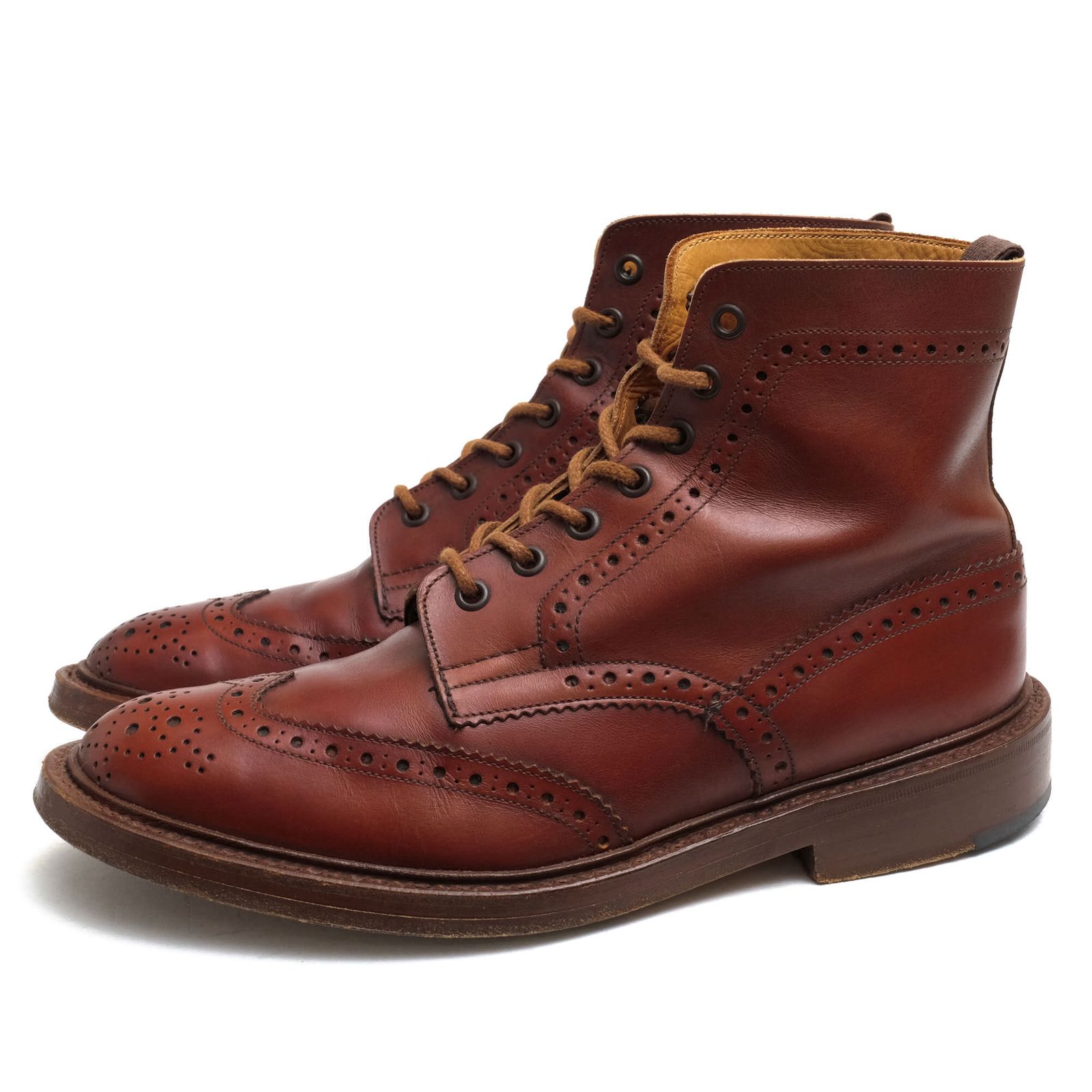 行董】 Tricker's トリッカーズ カントリーブーツ Mens ACORN ANTIQUE