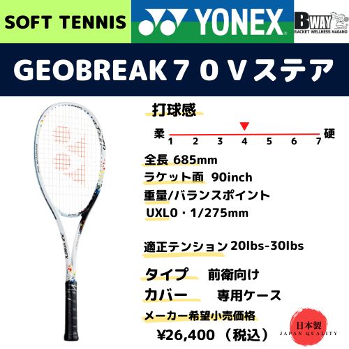 YONEX ジオブレイク70Vステア (GEOBREAK 70V STEER） - メルカリ