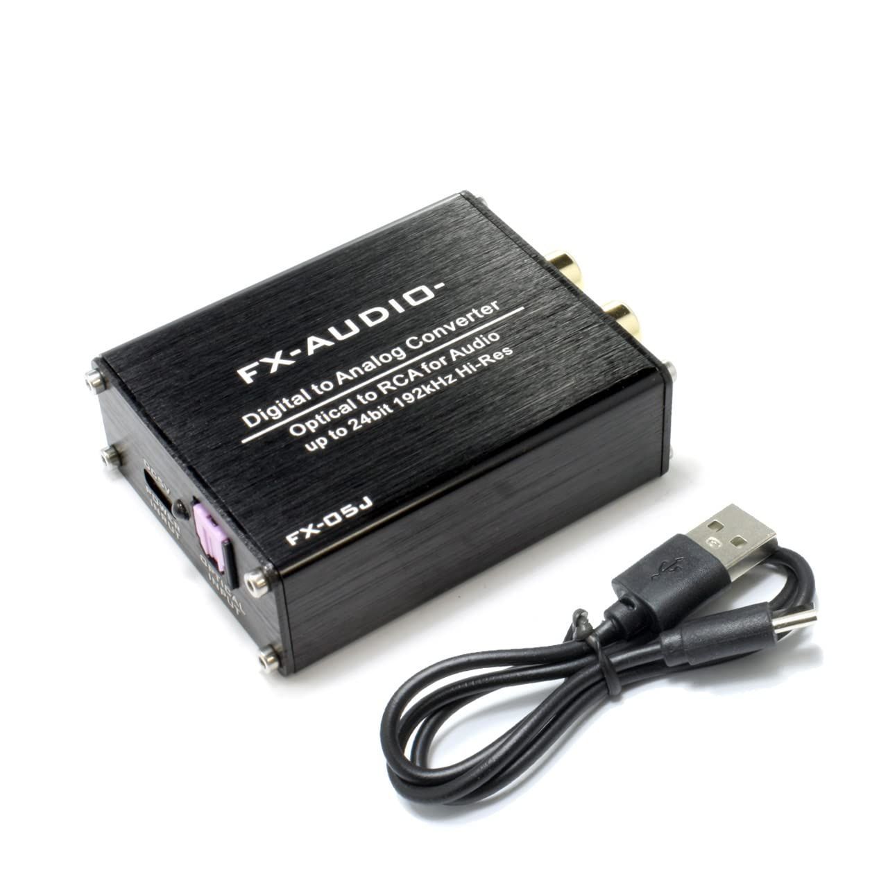新品 FX-AUDIO- FX-05J 光デジタル入力対応 ハイエンドモバイルオーディオ用DAC ES9018K2M搭載 USB電源駆動 ハイレゾ対応DAC