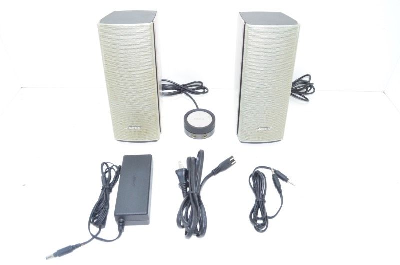 送料無料 ボーズ BOSE Companion 20 マルチメディアスピーカーシステム PCスピーカー シルバー
