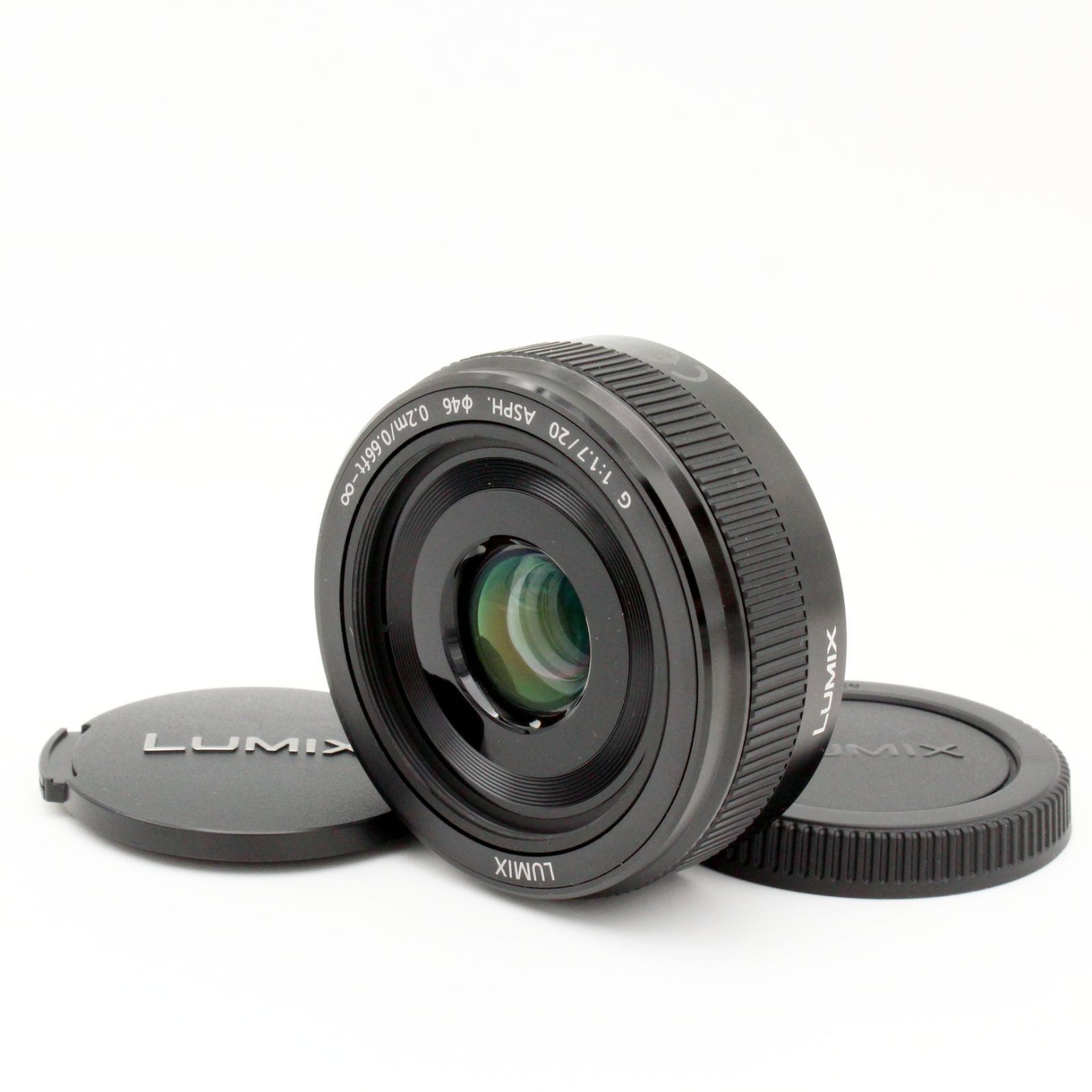 級 PANASONIC ルミックス G 20mm|F1.7 II ASPH. ブラック H-H020A-K 7412