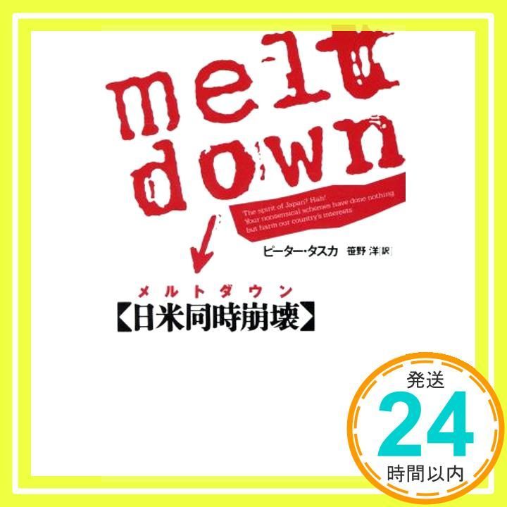 メルトダウン 日米同時崩壊 Jul 01 1991 ピーター タスカ 洋 笹野_02