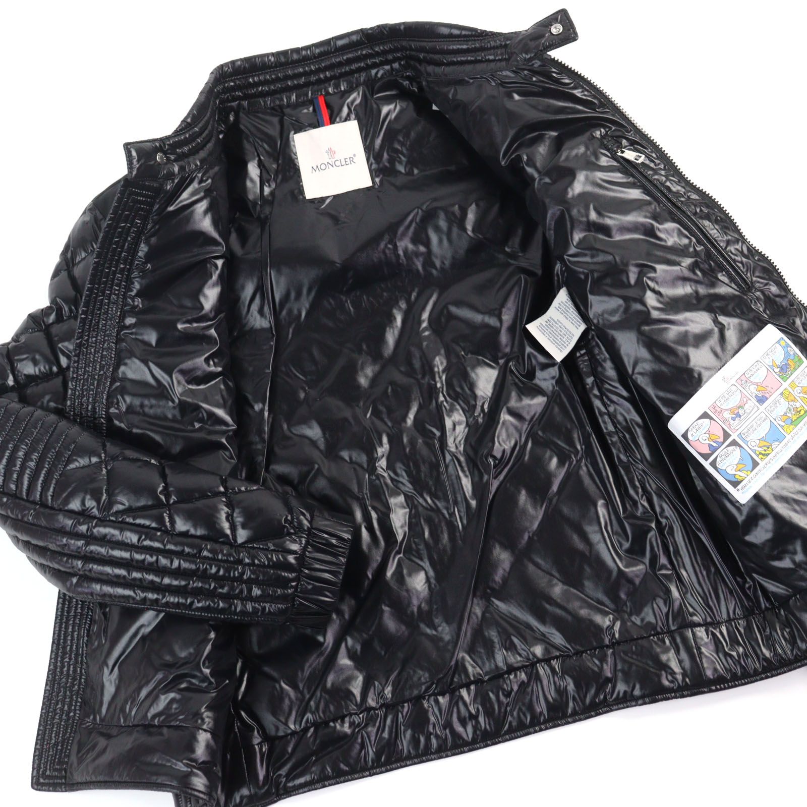 美品✨モンクレール 22AW ロゴ フリンジ マフラー 黒 ブラック MONCLER (モンクレール) 21AW ロゴパッチ ウール フリンジ