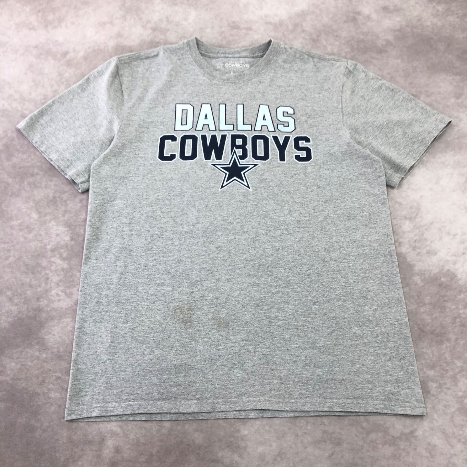 DALLAS COWBOYS ダラス・カウボーイズ ロゴプリント MLB NFL メジャーリーグベースボール アメフト アメリカンフットボール 海外チーム系 ゲームシャツ ゲームウェア ユニフォーム 古着