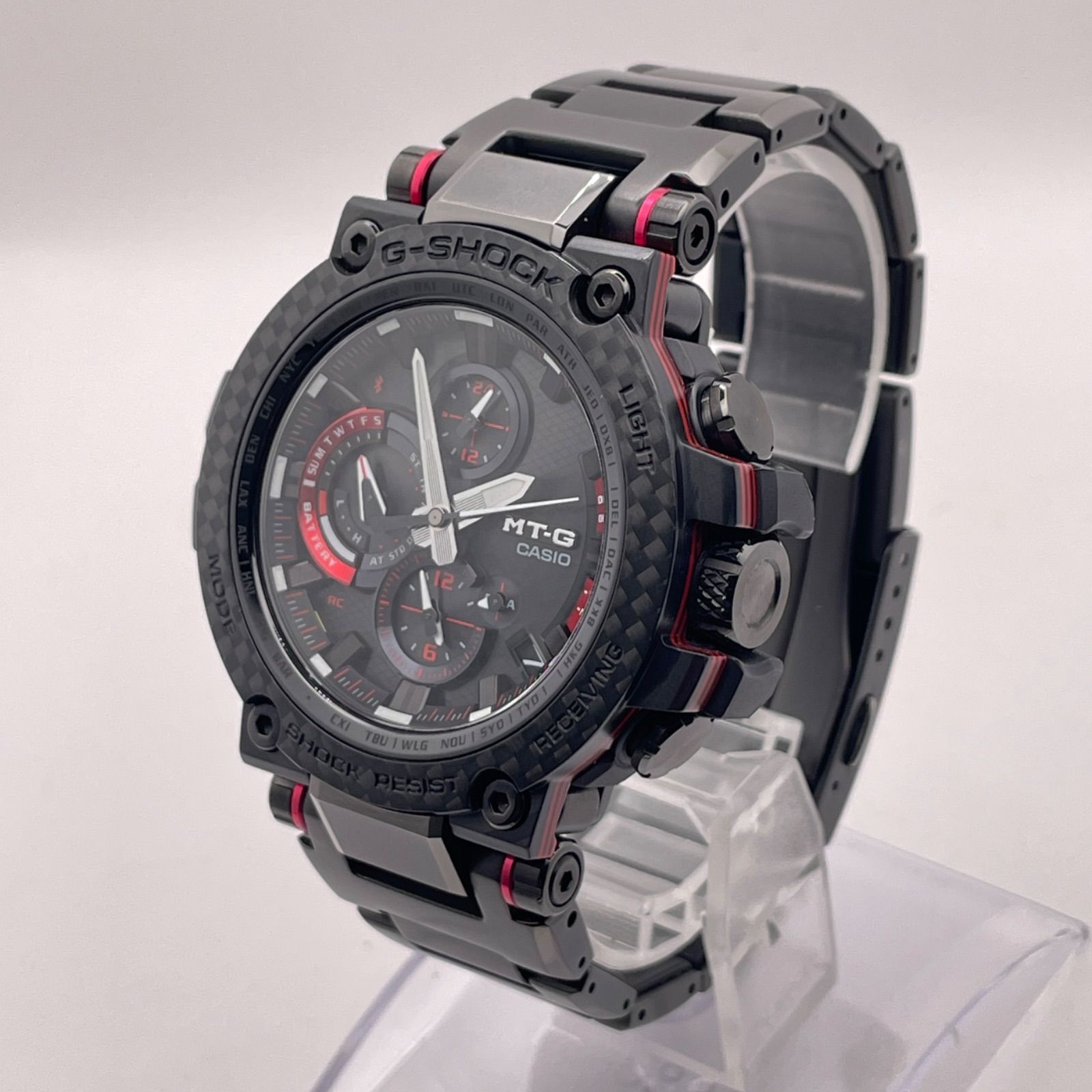 CASIO G-SHOCK MTG-910DJ 電波ソーラー 稼働品 希少ケース カシオ 時計 □ MTG-910DJ G-SHOCK ブラックフォース ブラック