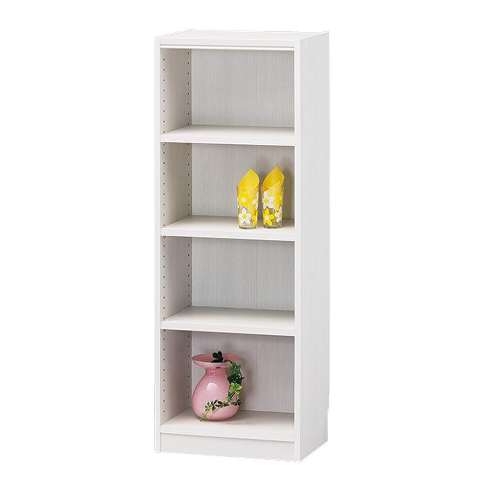 新着商品 タナリオ TNL-1244WH 奥行29cm 高さ120 幅44 木目 ホワイト 棚板耐荷重10kg 豊富なサイズバリエーションでどんな部屋にも合わせやすい 本棚 シェルフ 組み合わせ自由なフリーラック 白井産業