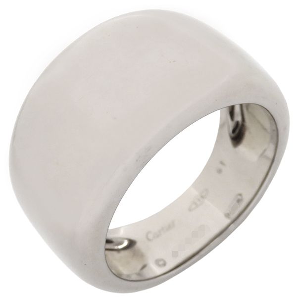カルティエ Cartier リング 指輪 ヌーベルバーグ K18WG ホワイトゴールド 61 JP21 750 18K 20号 B4030461 保証書