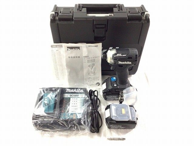 【本物保障】 makita マキタ 18V 充電式インパクトドライバ TD171DRGXB バッテリ2個 18V 6.0Ah ケース付き 電動工具 締め付け114526 最高の品質、最低の価格！