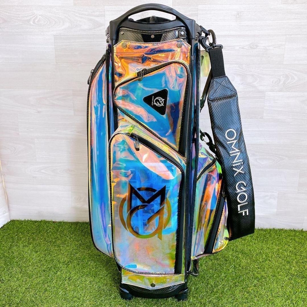 未使用 OMNiX オムニクス キャディバッグ レインボー 七色 虹色 楽天市場】OMNIX オムニクス Rainbow CADDIE BAG レインボー