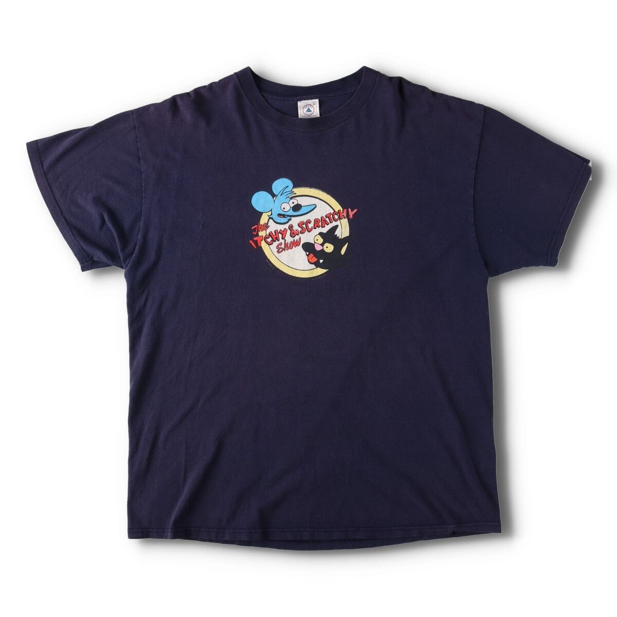 古着 00年代 DELTA THE ITCHY AND SCRATCHY イッチーアンドスクラッチー キャラクタープリントTシャツ メンズXL/evb005523