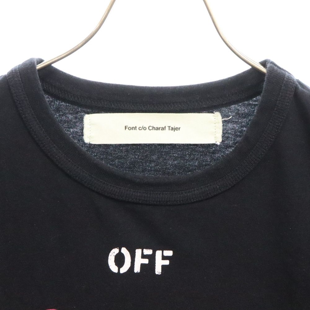 OFF-WHITE (オフホワイト) 17SS Oasis Tour1993 プリント半袖Tシャツ  