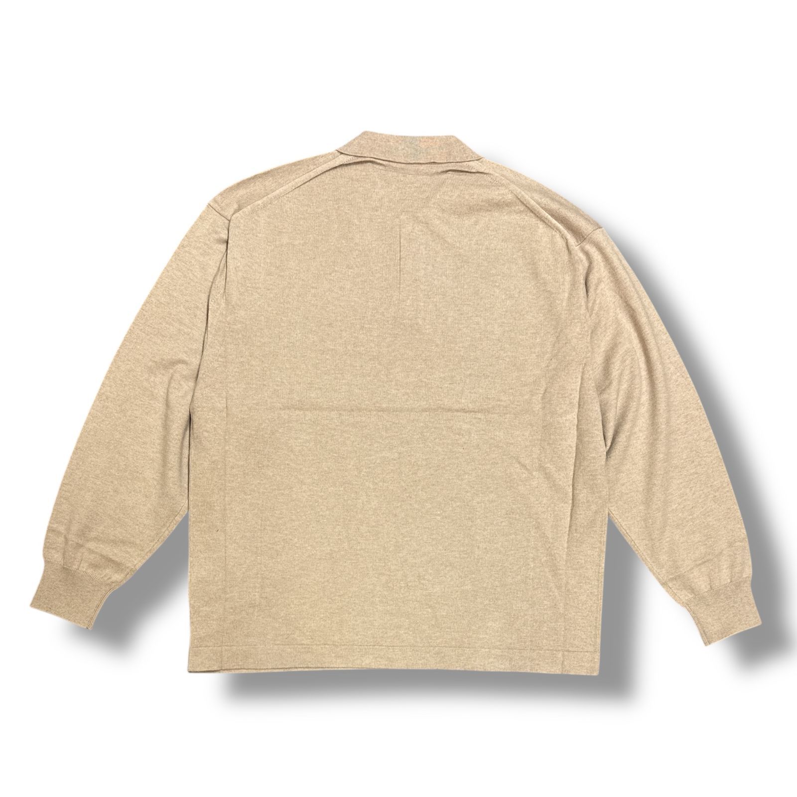 【crepuscule】コットンカシミヤニットポロシャツ　サイズ1 crepuscule】コットンカシミヤニットポロシャツ サイズ1