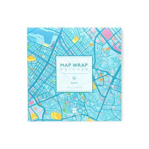 まとめ ゼンリン ノートパッド MAP WRAP NOTEPAD 那覇 8BC142H0A ×20セット