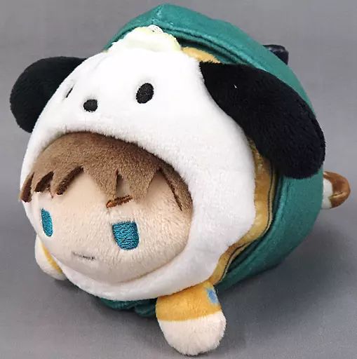 【新品未開封】進撃の巨人 エレン むにゅころコレクション ぽちゃっこ 中古】雑貨 ポチャッコ×エレン・イェーガー 「進撃の巨人×サンリオ