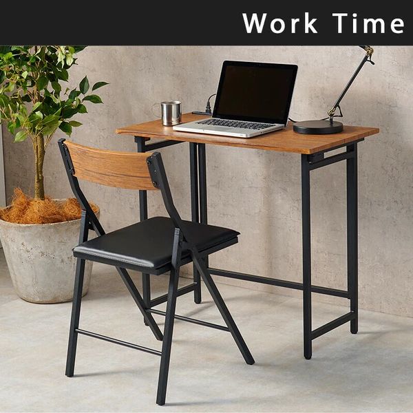 折りたたみデスクチェアセット PC