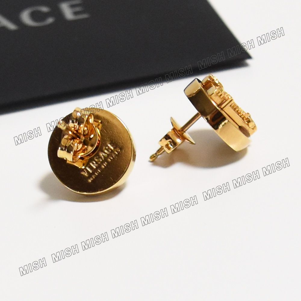 ヴェルサーチ ピアス ゴールド サークル 小さめ VERSACE 1008783