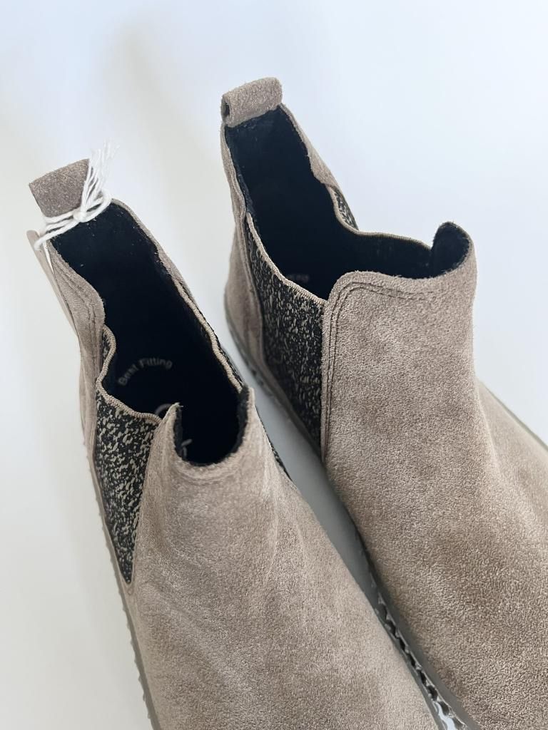 【緊急大幅値下げ！】 ♥ Gabor ガボール サイドゴアブーツ スエード 5 ブラウン 靴 カジュアル 秋冬 送料込み 6456902 ギフトに最適。