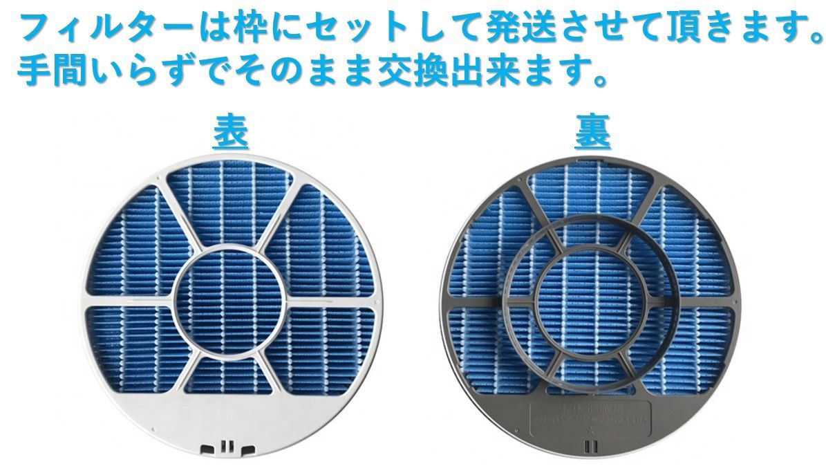 メルカリShops - シャープ 加湿フィルター fz-y80mf ・フィルター枠セット互換品