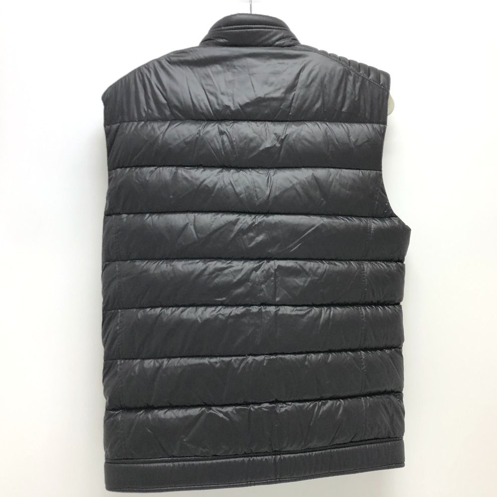 PRADA プラダ ダウンベスト ネイビー トライアングルロゴ 三角プレート