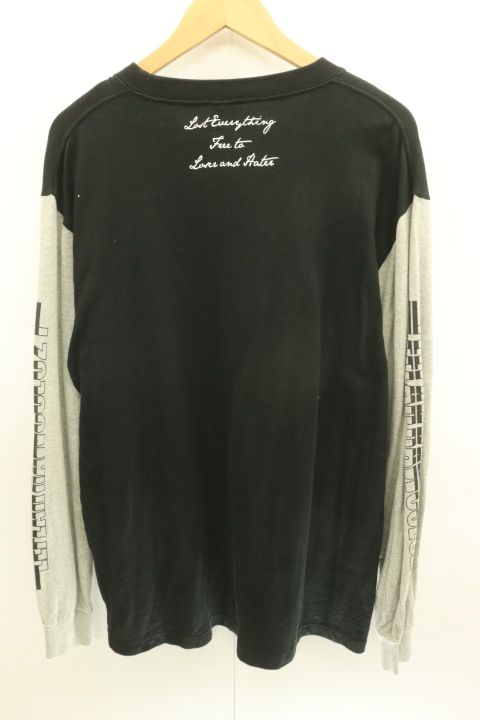 中古】 LEFLAH メンズロンT XL アーム切替 カットソー LEFLAH XL