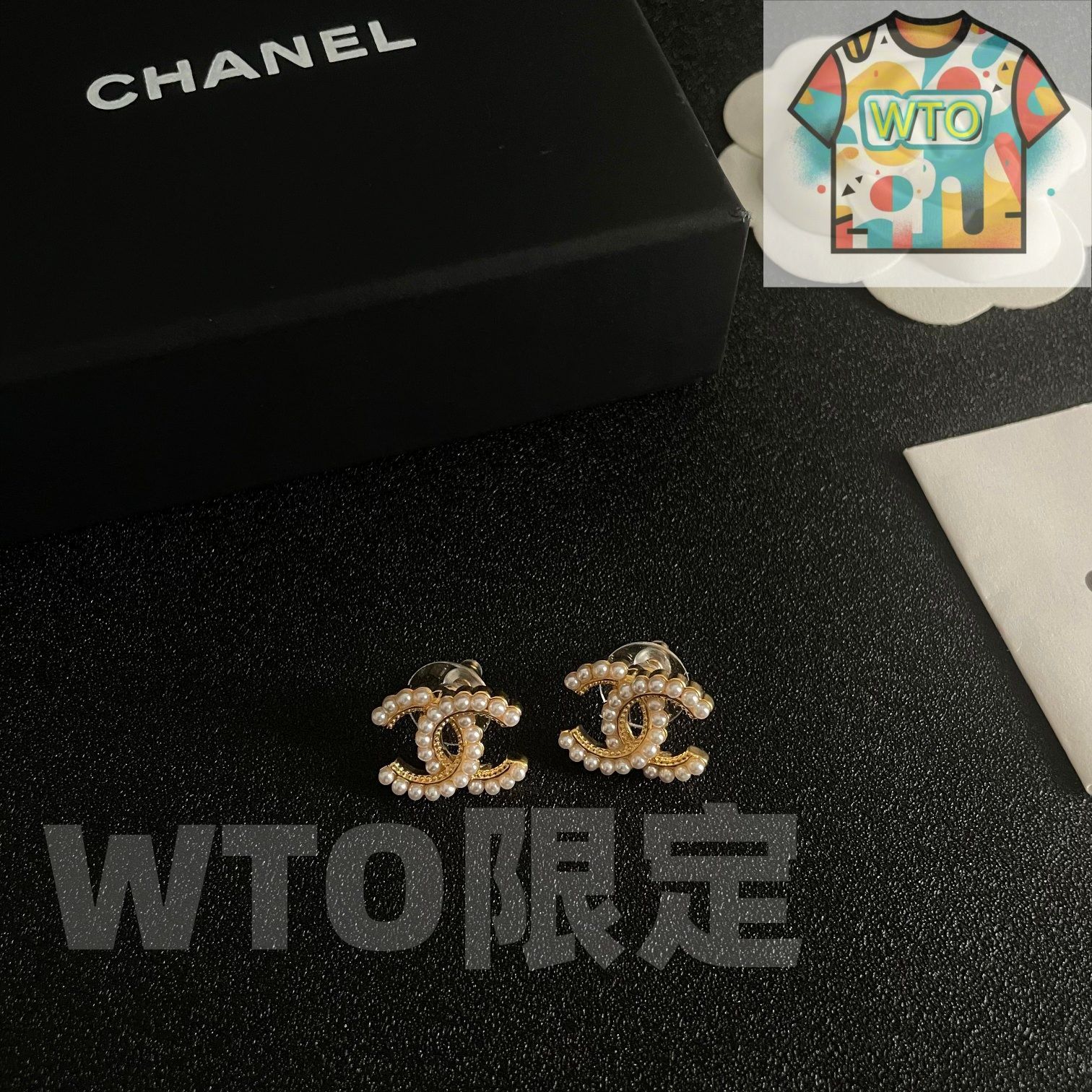今日WTO】Chanel ヴィンテージ アルファベット ピアス 送料無料