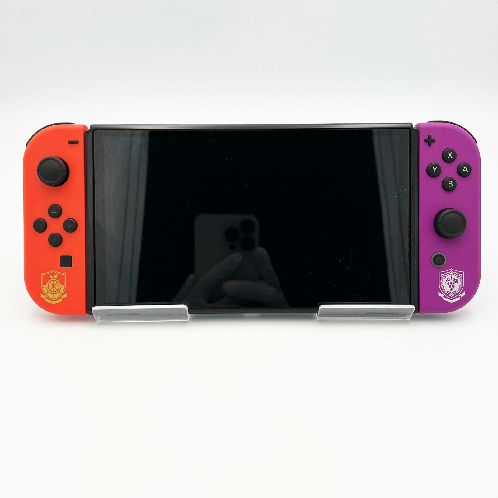 中古】Nintendo Switch(有機ELモデル) スカーレット・バイオレット
