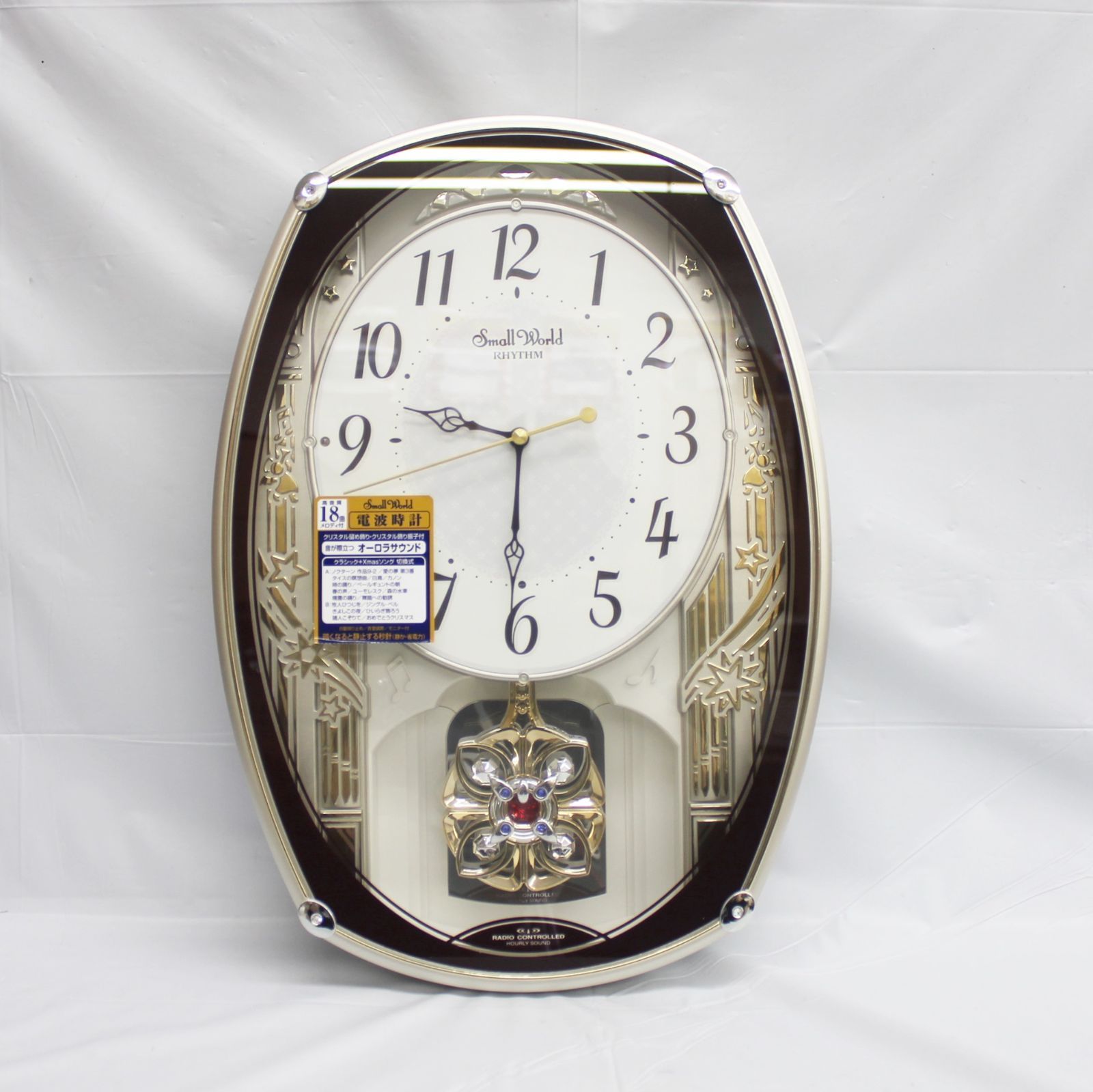 【未使用品】RHYTHM Small World rejina 4MN540RH06