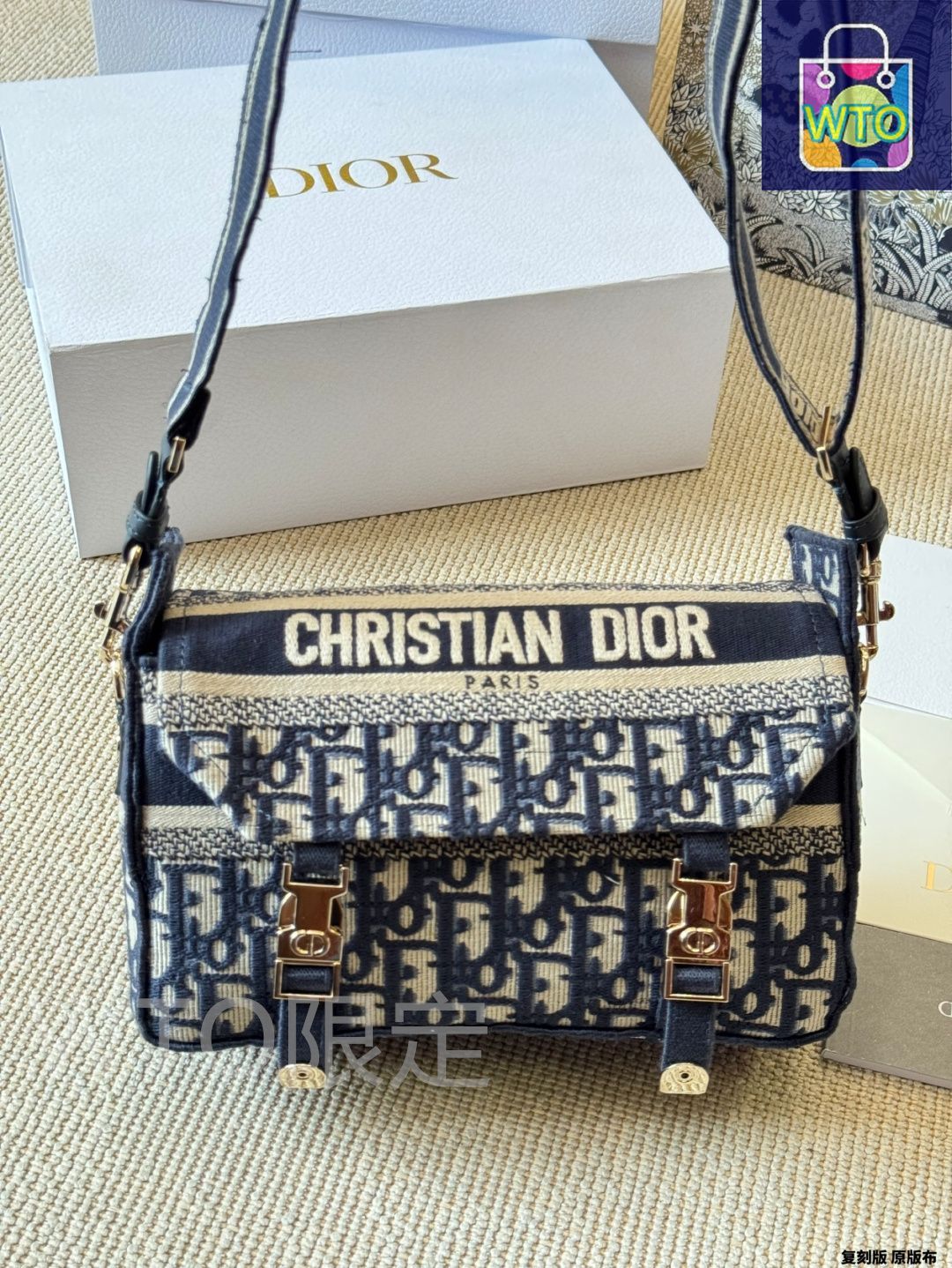 今日特価】Dior ディオール キャンプ メッセンジャーバッグ