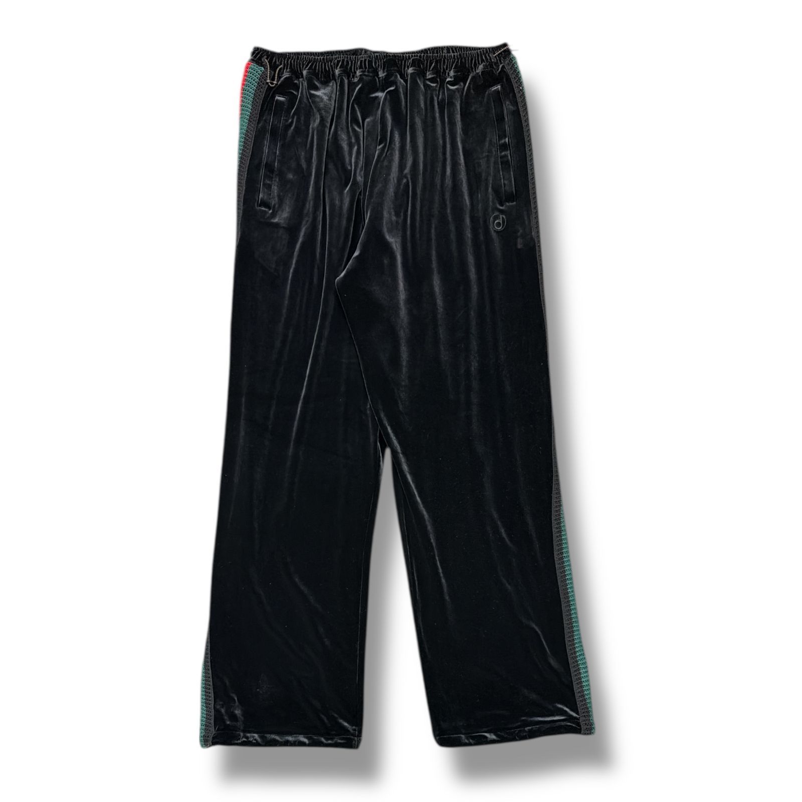 参考上代44000円 The DUFFER N NEPHEWS TRACK PANTS VELOURS ベロアトラックパンツ イージーパンツ ザダファーアンドネフューズ DNA25P03 ブラック M 1506M5