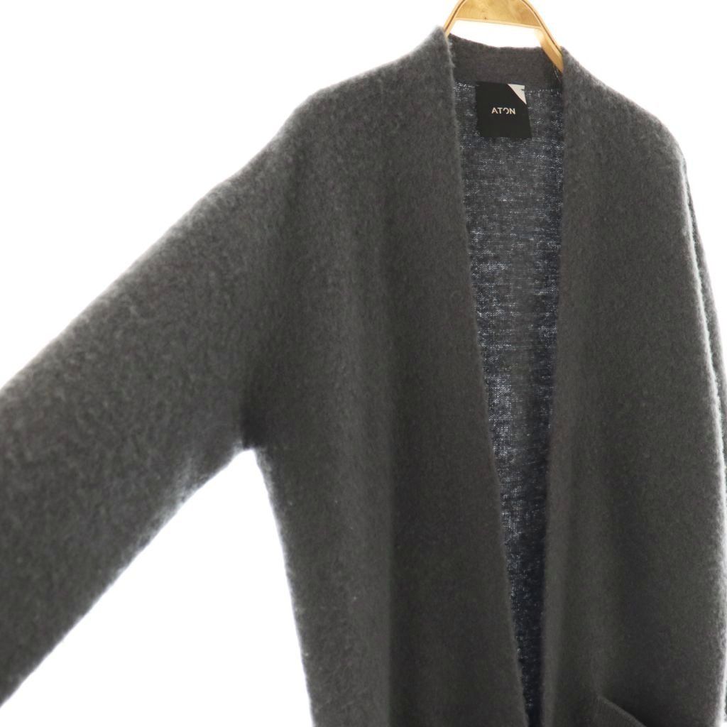 エイトン ATON FUR CASHMERE 7GG CARDIGAN カーディガン ニット ロング