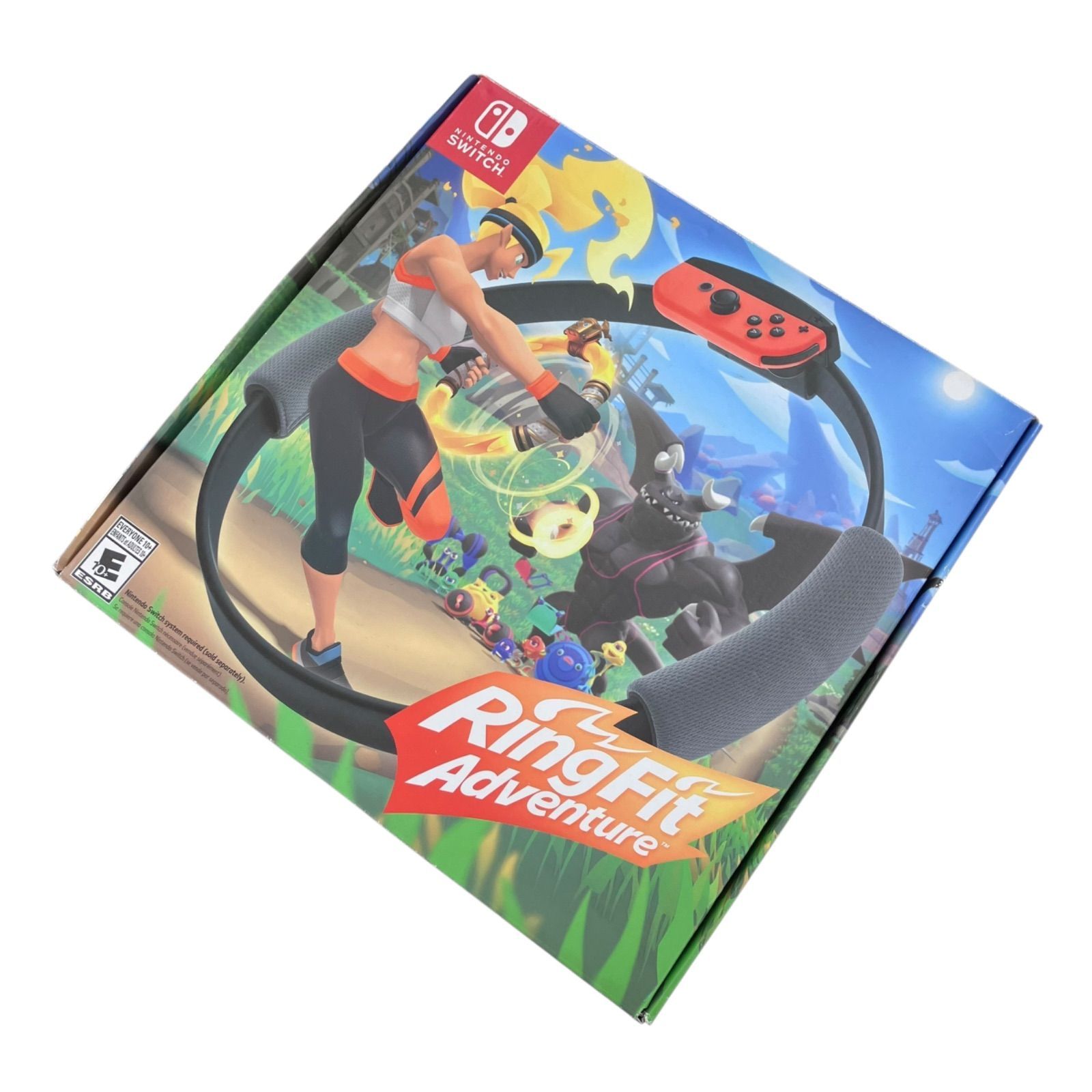 186000 現状品 Nintendo 任天堂 ニンテンドウ Nintendo Switch 【海外版】 HAC-022 ブラック リングフィットアドベンチャー