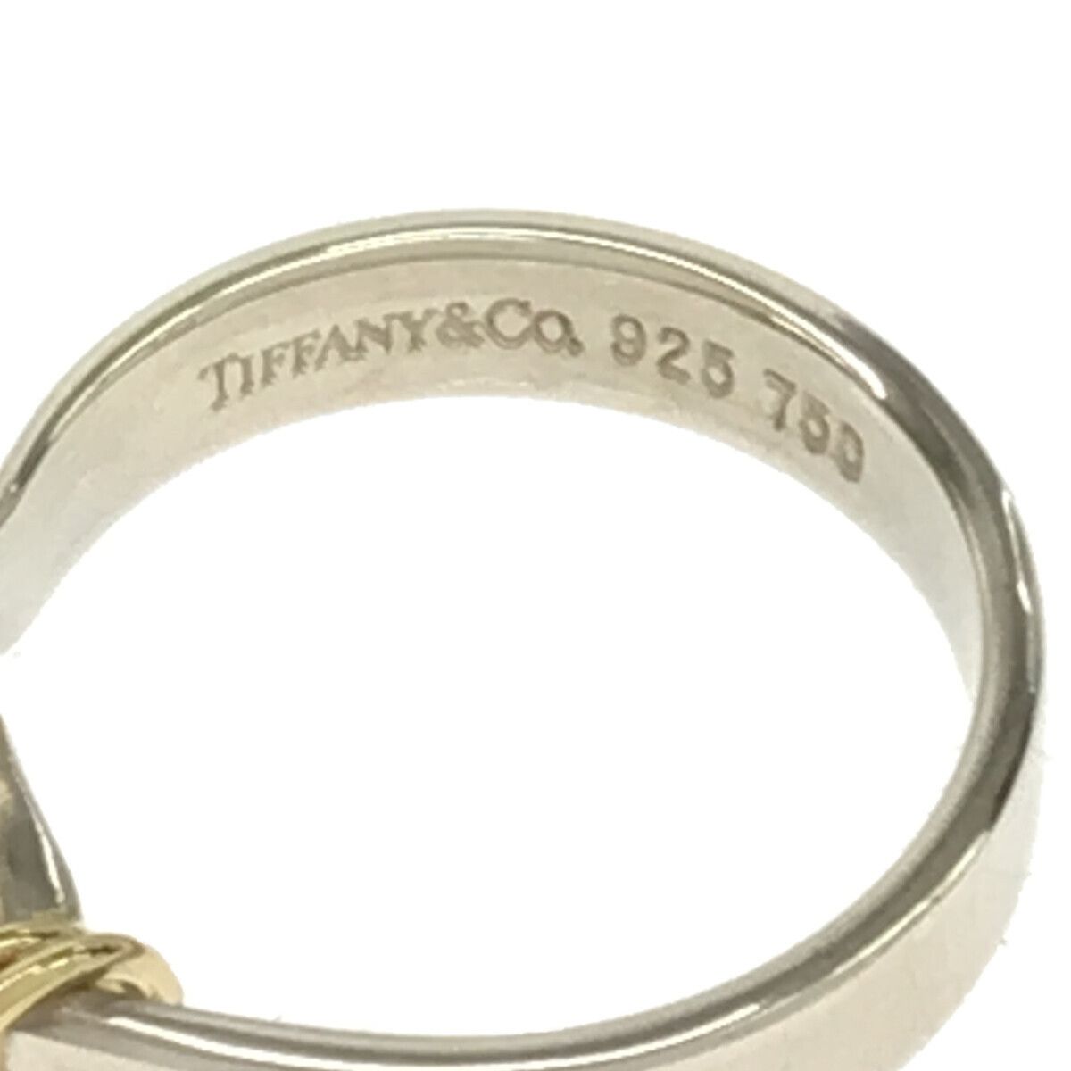 Tiffany & Co フック&アイ リング シルバー ゴールド 13号 TIFFANY&Co. ティファニー フック＆アイ リング・指輪 シルバー