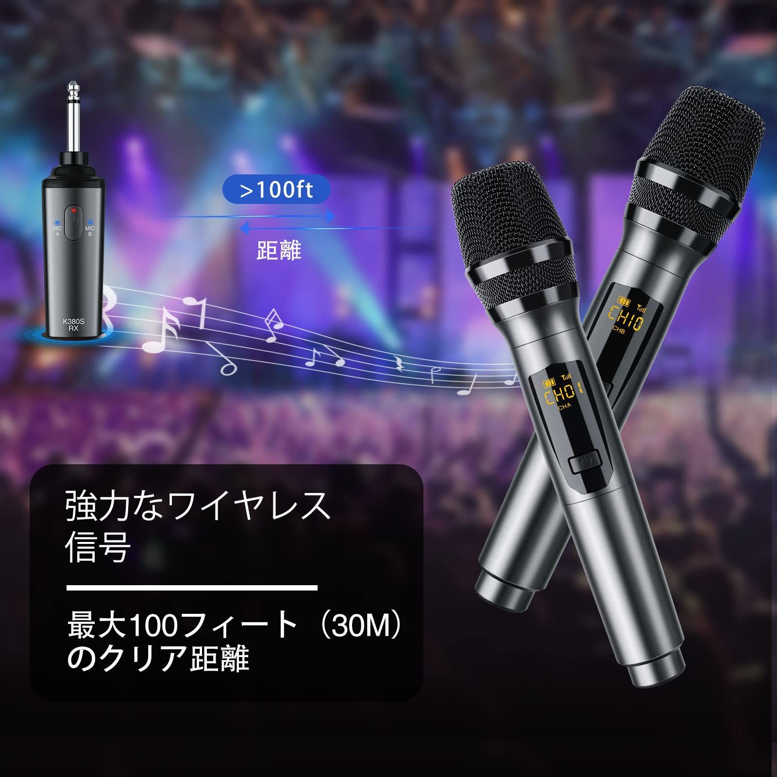6.35mmレシーバ付き