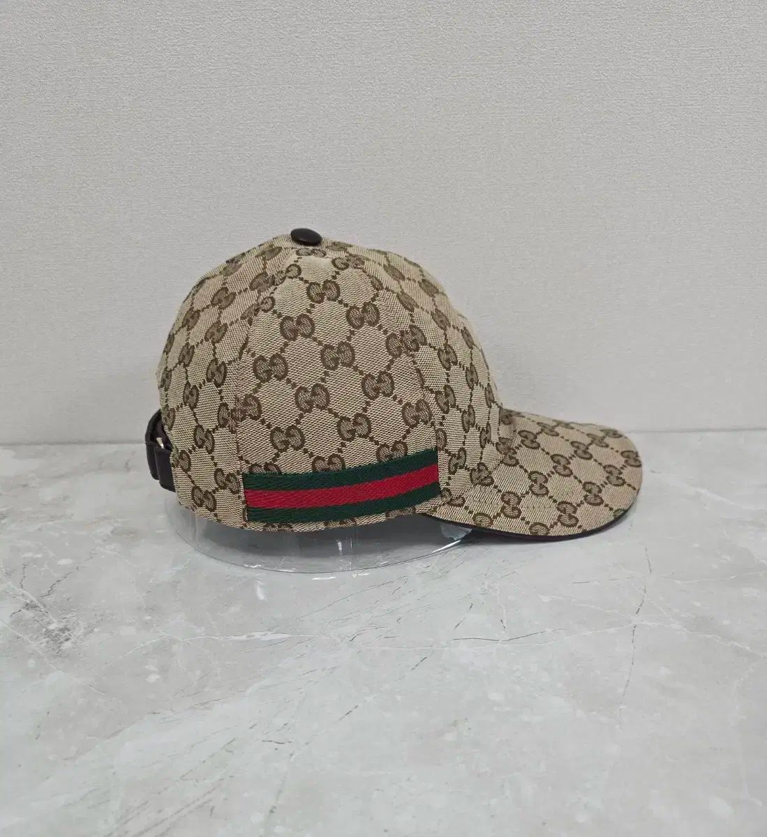 百貨店 GUCCI グッチ ボールキャップ 帽子 s サイズ