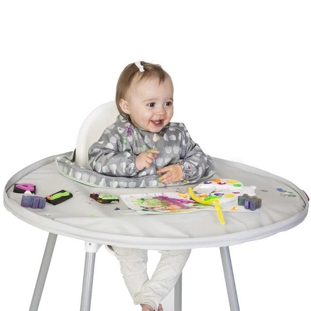 【お得3点セット】英国 Tidy TOT 撥水加工 お食事エプロン ＆トレーセット　と　新品のエプロン2枚　3点セット
