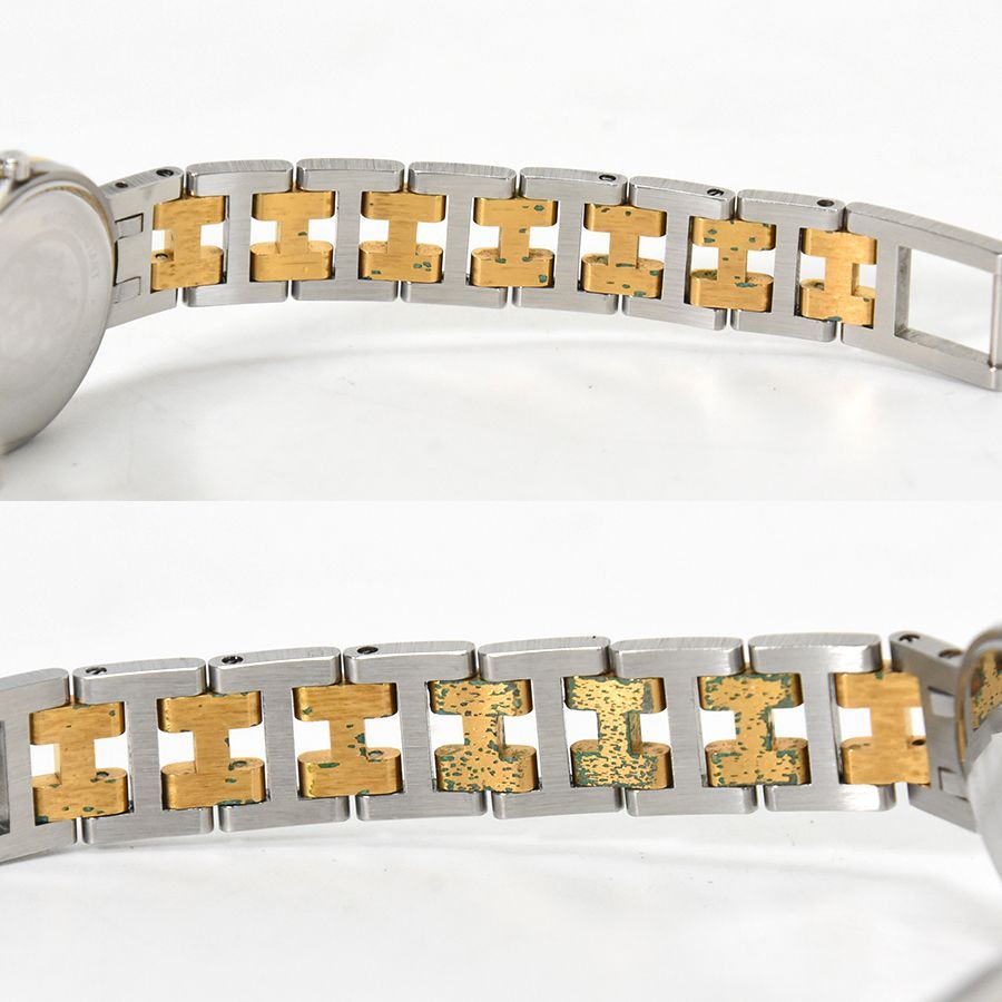 エルメス クリッパー アイボリーコンビ ボーイズ　レディース Hベルト 電池新品 楽天市場】【ウォッチ】HERMES エルメス クリッパー デイト