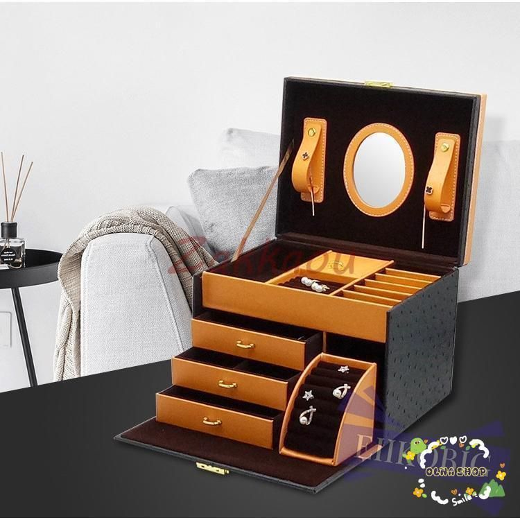 猫足ロココなガラスジュエリーボックス （中古品】ロココ調 猫脚