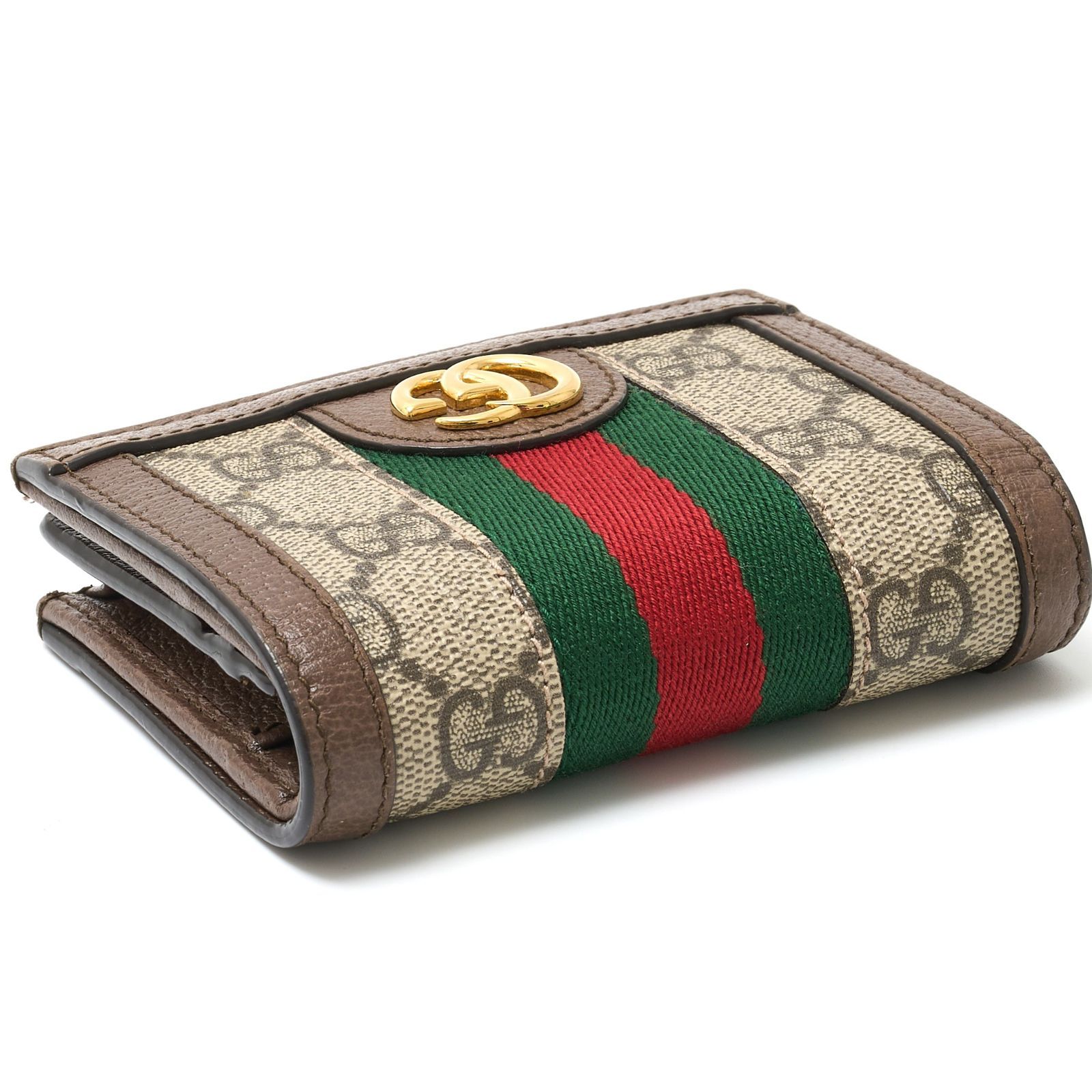 GUCCI グッチ 〔オフィディア〕GG カードケース(コイン＆紙幣入れ付き  