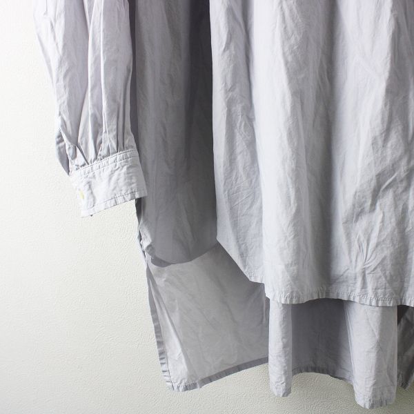 2019年 nest Robe ネストローブ コットンロングギャザーシャツ F 